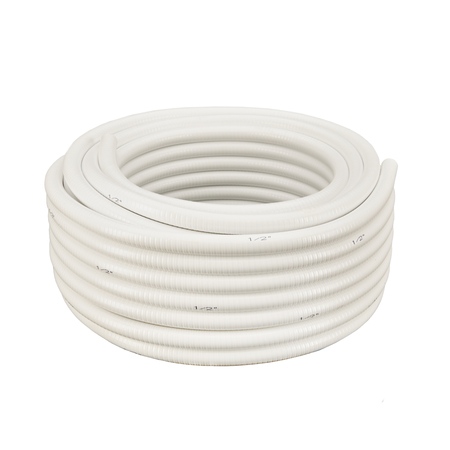 Hydromaxx 1"x10Ft White Flexible PVC Pipe WF100010